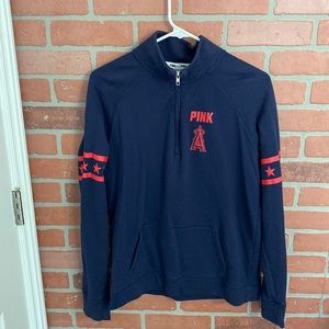 Angels baseball 1/2 zip